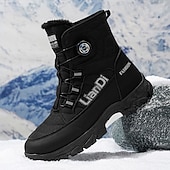 abordables Bottes d'hiver et de neige-Bottes de neige blanches pour hommes – confortables et élégantes, idéales pour la randonnée hivernale, les sports de plein air et les conditions de froid extrême.