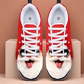 billiga Mäns julsandaler-3D-tryckta jultomtensneakers för män – lekfulla och mysiga, roliga julskor för julfester och vinterfestligheter