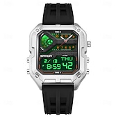 cheap Digital Watches-SANDA 6278 Brand Fashion Men's Electronic Watch Multifunction Alarm Clock Luminous Calendar Sports Digital Watches