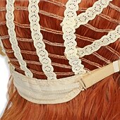 Недорогие Исторические парики-Длинный волнистый женский рыжевато-коричневый парик в стиле средневековья и ренессанса, хиппи, костюм для Хэллоуина