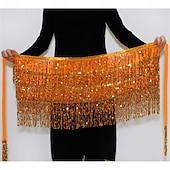 levne Oblečení na břišní tance-Samba Dancewear břišní taneční sukně s třásněmi rave sukně sukně s flitry hip šátek na festivaly kostým pro představení