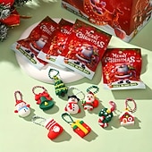 cheap Advent Calendar-32pcs Christmas Ornament Set with Santa, Reindeer, Snowmen &amp; Candy Canes, Festive Holiday Decorations with Hanging Loop, Perfect For Backpacks