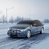 baratos aquecimento e resfriamento-Protetor de neve para para-brisa de carro com cobertura estendida do capô, remoção rápida de neve e gelo. &amp;Protetor de para-brisa em tecido Oxford resistente a raios UV e com proteção contra geada,