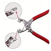 Недорогие искусство, ремесла и шитье-100 наборов металлических кнопок с плоскогубцами, набор пресс-инструментов, идеально подходит для самостоятельного изготовления одежды, головных уборов и шитья, набор застежек-кнопок для пошива одежды