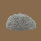 ieftine Pălării-Pentru femei Pălărie Beretă Rezistent la Vânt Cald Zilnice Sfârșit de săptămână Lână  Culoare pură