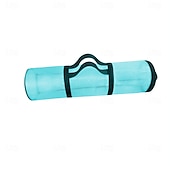 abordables Stockage de Noël-Boîte de rangement transparente en PVC robuste avec poignée - grande capacité, résistante aux déchirures &amp;Conception facile à transporter pour Noël, Halloween, les anniversaires, les fêtes, idéale