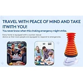 זול ביטחון אישי-מכשיר חירום היימליך למניעת חנק כולל 3 גדלי מסכה