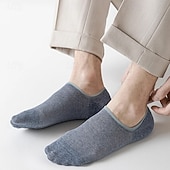 economico calzini da uomo-Per uomo 7 paia Pacchi Multipli Calzini Calzini da Corsa Calzini Casual Nero Blu Colore Semplice Vacanza Sport &amp; Outdoor Quotidiano Base Medio Primavera Autunno Moda Casual