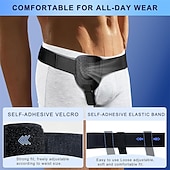 halpa Tukisiteet ja tuet-Tyrätukivyö miehille tai naisille yksipuoliseen nivustyrään tai muihin tyriin, irrotettavilla pehmusteilla, säädettävä vyötärövyö vatsan puristukseen, lannetuki