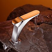preiswerte Waschbeckenarmaturen-Waschbeckenarmatur - Klassisch Galvanisiert Mittelset Einhebel EinlochBath Taps
