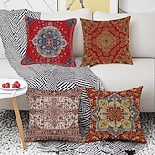 preiswerte Kissen-Trends-Vintage-Kissenbezüge im Bohème-Stil mit Digitaldruck, dekorative Kissenhüllen für Zuhause, Schlafzimmer, Wohnzimmer, Gästezimmer, Hotel, Sofa-Akzente