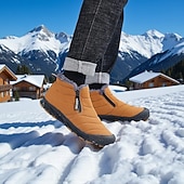 cheap Winter &amp; Snow Boots-Men's Waterproof Insulated Snow Boots - Non-Slip, Warm Winter Footwear for Outdoor Adventures and Cold Weather