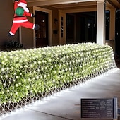 olcso Hálózatra csatlakoztatható elektronika-Háló Fények Csatlakoztatható Vízálló Fényfüzér Átlátszó Drót 8 Móddal Alacsony Feszültségű Biztonságos Dugó Benti/Kültéri Udvar Fűszeres Buli Esküvő Fesztivál Fa Díszítő Fény Kiegészítők