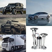 levne Nářadí a vybavení-Píšťalka pro modely vlaků, super hlasitá dvoutrubková klaksonová sada, klakson s kompresorem, vhodná pro jakékoli 12V vozidlo, super hlasitá klaksonová sada pro auto. Vhodná pro obytná vozidla, SUV,