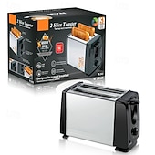 levne Domácí přístroje-toustovač2 krajíce 650 Woboustranné pečenísnídaňový toustovač na chleba/housky/toastydomácí použití220 V eurozástrčkasnídaňový stroj