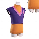 abordables Disfraces de mujer-Inspirado en ídolos coreanos Estrella del pop Cazadores de demonios Chaleco de punto Vestido llamativo Disfraz de carnaval Ídolo virtual for Mujer Chica Adultos Víspera de Todos los Santos Carnaval