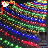 olcso Hálózatra csatlakoztatható elektronika-Háló Fények Csatlakoztatható Vízálló Fényfüzér Átlátszó Drót 8 Móddal Alacsony Feszültségű Biztonságos Dugó Benti/Kültéri Udvar Fűszeres Buli Esküvő Fesztivál Fa Díszítő Fény Kiegészítők