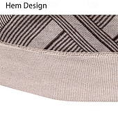 Недорогие мужской пуловер-свитер-Муж. Пуловер Свитер Вязаный свитер Рельефный узор Вязать Обычные топы Трикотаж Геометрический принт Вырез под горло Мода Классический Отпуск На каждый день Одежда Наступила зима Синий Винный L XL 2XL