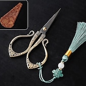 cheap Down to $30-Vintage style copper stainless steel scissors, perfect for yarn, embroidery and sewing projects