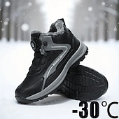 preiswerte Winter- und Schneestiefel-Graue Herren-Wintersneaker – isoliert und stützend, ideal für aktive Wintertage, Wandern und Outdoor-Sportarten