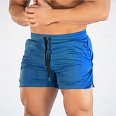 billiga Vardagsshorts-Herr Atletiska shorts 3 tums shorts Träningsshorts Korta shorts Joggingshorts Snörning Sportig Solid färg Snabb tork Andningsfunktion Kort Gym Kondition Sport Sport och utomhus Vit Kaki Microelastisk