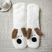 billiga hem strumpor-mysiga tjocka strumpor kvinnor varma vinterplysch sovstrumpor mjuka hemmagolvsstrumpor bekväma postpartum loungestrumpor inomhus termokläder