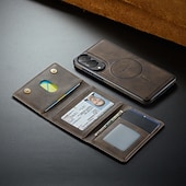 baratos Capa Samsung-telefone Capinha Para Samsung Galaxy S25 Ultra Plus S25 Edge S24 Ultra Plus S23 Ultra Capa para Cartão Wallet Com Suporte Antichoque Retro Couro PU