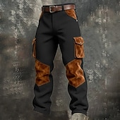 Χαμηλού Κόστους Στρατιωτικά παντελόνια-Ανδρικά Βάφλα Παντελόνια με τσέπες Παντελόνια Casual παντελόνι Τσέπη Ελαστική μέση Πολλαπλή τσέπη Σκέτο Άνεση Moale Πλήρες μήκος Causal Καθημερινά ΕΞΩΤΕΡΙΚΟΥ ΧΩΡΟΥ Διακοπές Μοντέρνα Μαύρο Πράσινο Χακί