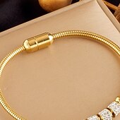 abordables Pulseras y brazaletes-Mujer Cadenas y esclavas Cadena gruesa Bola Moda Legierung Pulsera pulsera Dorado Para Diario Festivos Cita Cumpleaños