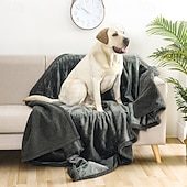 お買い得  マットとブランケット-プレミアムソフト犬用ブランケット、洗える猫用ブランケット、室内猫用、大型犬、中型犬、小型犬、子犬の必需品