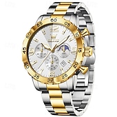 cheap Quartz Watches-The New Olevs Men&#039;S Business Watch Features A Luminous Moon Phase Calendar Small Three-Hand Multi-Functional Digital Large Dial Quartz Watch Which Is A Fashionable Casual Waterproof And Sporty Me