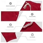 Χαμηλού Κόστους βασικές φόρμες-Ανδρικά Πουλόβερ Φόρμα Σετ ρούχων Jachetă Πέτο ΕΞΩΤΕΡΙΚΟΥ ΧΩΡΟΥ Καθημερινά Αθλητικά Κορδόνι Κουμπί επάνω Τσέπη Ταινία Μαύρο Ρουμπίνι Καφέ Πολυεστέρας Ρούχα Γυμναστικής Μοντέρνα Κομψό στυλ street