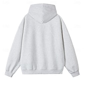 billiga bashuvtröjor för män-Herr Huvtröja Huvtröja med dragkedja Huvtröjor med dragkedja Vit Marinblå Huva Slät Dragkedja Ficka Sport &amp; Utomhus Dagligen Helgdag Polyester Streetwear Grundläggande Ledigt Vår Höst Kläder Pull