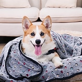 cheap Mats &amp; Blankets-Premium Soft Dog Blanket Washable  Cat Blanket for Indoor Cats Large Medium Small Dog Puppy Essentials