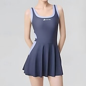 זול טנקיני וביקיני לגלישה-בגדי ריקוד נשים מגן מפריחה בגד ים בגדי ים בגדי ים ורוד מסמיק כחול הגנת UV בקרת בטן ללא שרוולים - גלישה שייט בקאנו שנרקול קיץ