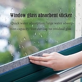 tanie Artykuły domowe-samoprzylepna naklejka na parapet zimowy z filcu antykondensacyjnego, 1,57" × 118,11", łatwa w montażu i czyszczeniu, do drzwi i okien