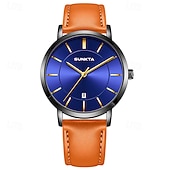 halpa Kvartsikellot-LIGE Miesten Kvarttikello Liiketoiminta Vedenkestävä PU Nahkakello