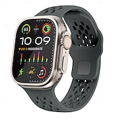 preiswerte Apple Watch-Armbänder-Sportarmband Solo-Loop Kompatibel mit Apple Watch Armband 38mm 40mm 41mm 42mm 44mm 45mm 49mm Sternenlicht Luxus Verstellbar Silikon Ersatzarmband für iwatch Ultra 3 2 Series 11 10 9 8 7 SE 6 5 4 3 2 1