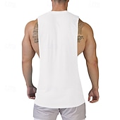 baratos Tops de ginásio-Homens Malha Íntima Colete Camiseta Interior camisa sem manga Sem Manga Decote V Decote Redondo Verão Tecido Moda Clássico Confortável 3 Peças Multi-pack Rua Casual Esportes A B C Top Tee para Homens