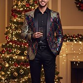  男性用 ブレザージャケット ショールカラー パーティー 仕様 マルチカラー テイラーフィット