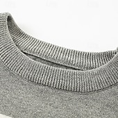 economico Maglioni e cardigan per bambini-Bambini Ragazzi Pullover Maglione A righe Manica Lunga Girocollo All'aperto Moda Blu marino Autunno Vestiti 4-12 Anni