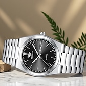 cheap Quartz Watches-Advanced Men&#039;s Wristwatch Fashionable/business Men&#039;s Quartz Watch Date Calendar Display Stainless Steel Case Strap The Best Gift Choice for Men