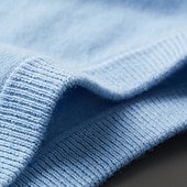 Χαμηλού Κόστους Ανδρικό μάλλινο πουλόβερ-Ανδρικό γιλέκο από κασμίρ υψηλής ποιότητας με λαιμόκοψη V από καθαρό μαλλί, κλασικό πλεκτό πουλόβερ, απαλό, ζεστό, αναπνεύσιμο