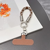 abordables Correas para el teléfono y muñequeras-Nueva correa para teléfono con clip, pulsera y clip, resistente y duradera. &amp;Cordón para cámara unisex antipérdida, correa de muñeca corta para teléfono, nuevo cordón giratorio de una pieza con cierre