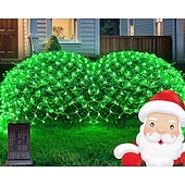 olcso Hálózatra csatlakoztatható elektronika-Háló Fények Csatlakoztatható Vízálló Fényfüzér Átlátszó Drót 8 Móddal Alacsony Feszültségű Biztonságos Dugó Benti/Kültéri Udvar Fűszeres Buli Esküvő Fesztivál Fa Díszítő Fény Kiegészítők