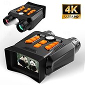 Недорогие Приборы измерения уровня-Бинокль 1080p, инфракрасный прибор ночного видения, 5-кратный зум, работающий днем и ночью, может снимать фото и видео с цифровым зумом, подходит для путешествий на открытом воздухе и ночного видения