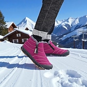 cheap Winter &amp; Snow Boots-Men's Waterproof Insulated Snow Boots - Non-Slip, Warm Winter Footwear for Outdoor Adventures and Cold Weather
