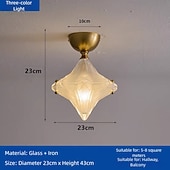 halpa Saarivalot-Art Deco -tähtiriippuvalaisin - geometrinen himmeälasiriipus