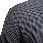 billige Basic gensere-Herre Genser Svart Hvit Militærgrønn Mørkegrå Opprett krage عادي Lomme Sport &amp; Utendørs Daglig Ferie Polyester Gatemote Grunnleggende Fritid Vår Høst Klær Gensere Gensere