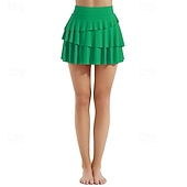 halpa Naisten hameet ja shortsit-Naisten Yhtenäinen Rento hame Tennishame Tennishortsit Nopea kuivuminen Hengittävä Tennis Urheilu Juoksu Alaosat Musta Pinkki Sininen Tennisvaatteet